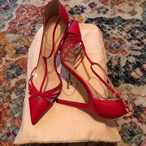 Sarah Jessica Parker “Carrie” t-strap stilettos